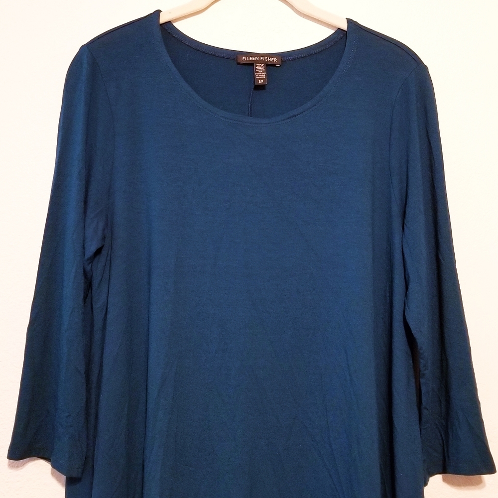 Elieen Fisher | Draped Tunic Top - Picture 3 of 5